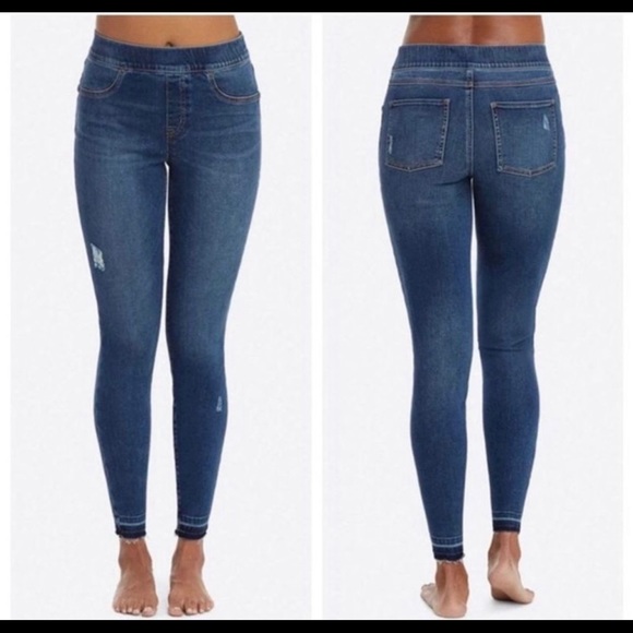 SPANX Denim - Spanx Distressed Skinny Jeans